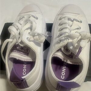 Converse Chuck Taylor All Star Move Platform White Purple Size 13